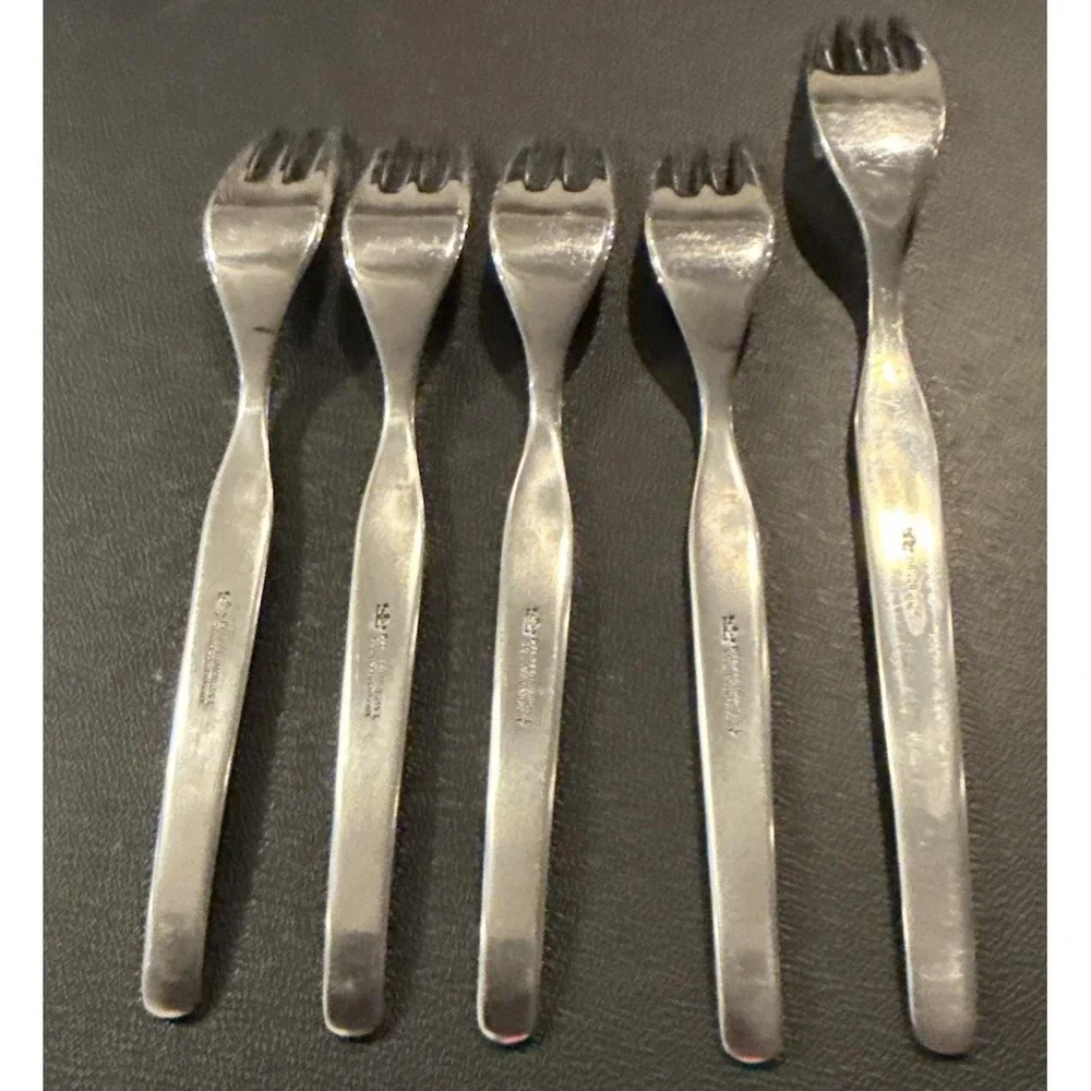 Pfeiffer Lungano Set Of 4 Seafood 1 Dinner Fork Mangasil‎ Stainess Germany